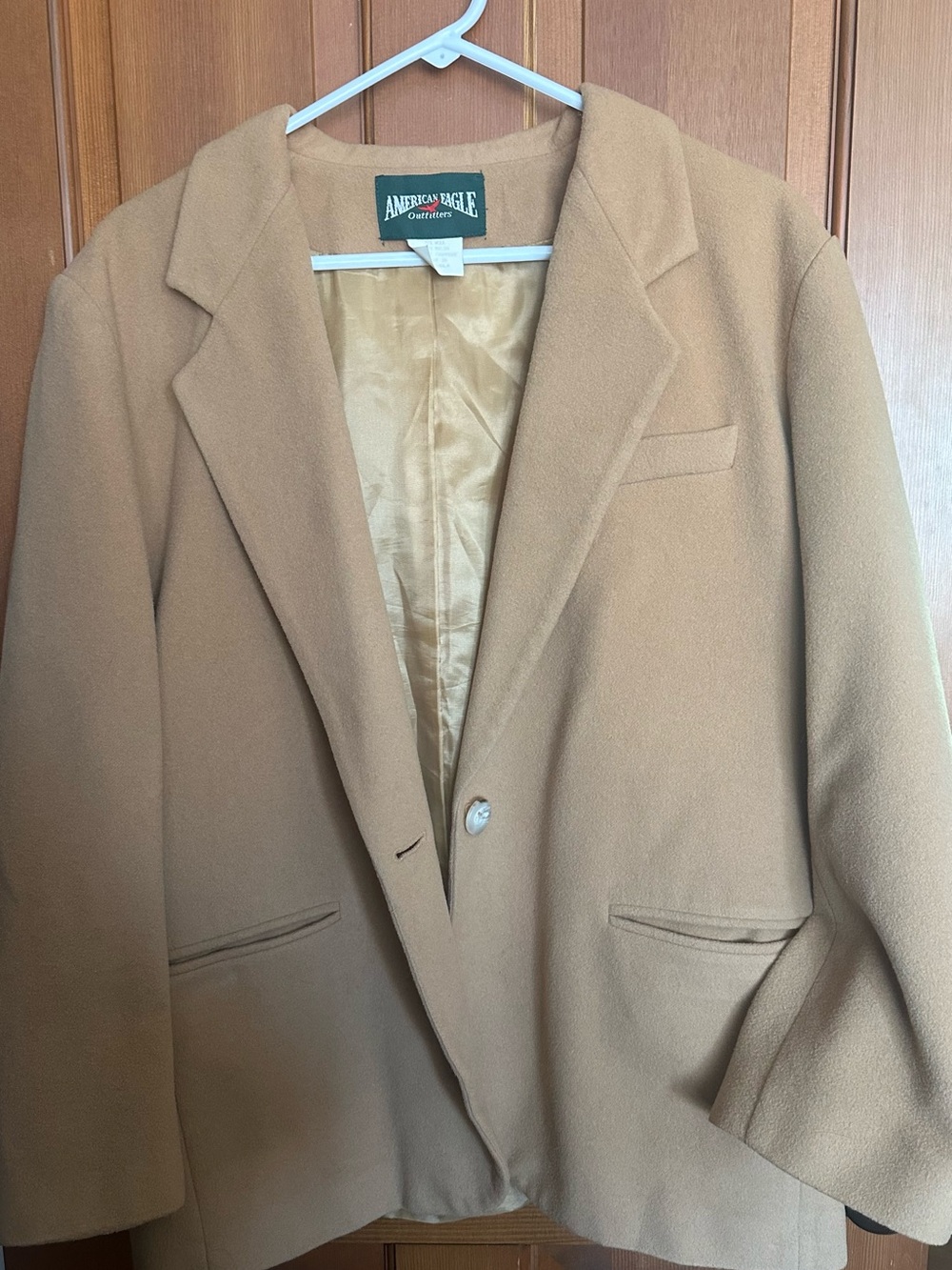 Vintage 90s American Eagle Camel Blazer